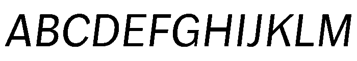 Lupinov02Sans LightItalic Instance Font UPPERCASE