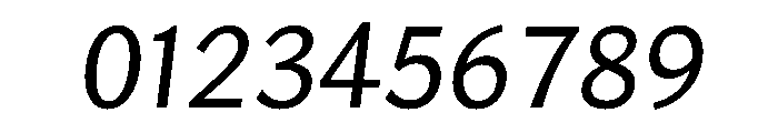 Lupinov0.2Sans LightItalic Font OTHER CHARS