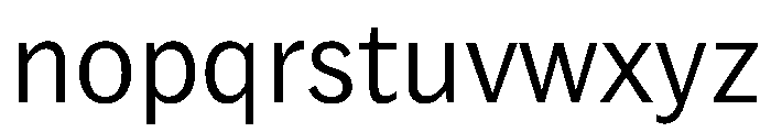 Lupinov0.2Sans Light Font LOWERCASE