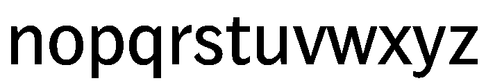 Lupinov0.2Sans Medium Font LOWERCASE