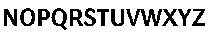 Lupinov0.2Sans Semibold Font UPPERCASE