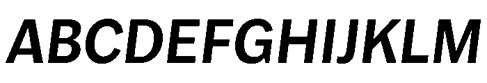 Lupinov0.2Sans SemiboldItalic Font UPPERCASE