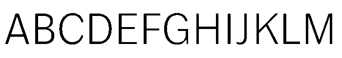 Lupinov0.2Sans Thin Font UPPERCASE