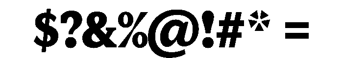 Lupinov02Serif Black Instance Font OTHER CHARS