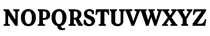 Lupinov02Serif Bold Instance Font UPPERCASE