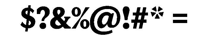 Lupinov02Serif Extrabold Instance Font OTHER CHARS