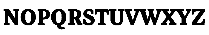 Lupinov0.2Serif Extrabold Font UPPERCASE