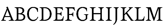 Lupinov02Serif Extralight Instance Font UPPERCASE