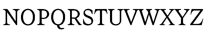 Lupinov02Serif Extralight Instance Font UPPERCASE