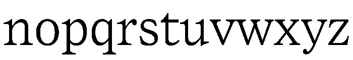 Lupinov02Serif Extralight Instance Font LOWERCASE