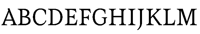 Lupinov0.2Serif Extralight Font UPPERCASE