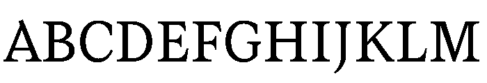 Lupinov02Serif Light Instance Font UPPERCASE