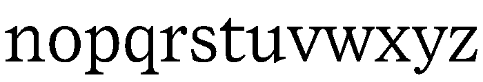 Lupinov02Serif Light Instance Font LOWERCASE