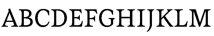 Lupinov0.2Serif Light Font UPPERCASE