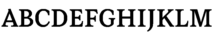 Lupinov02Serif Medium Instance Font UPPERCASE
