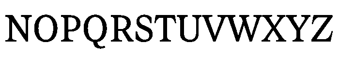 Lupinov0.2Serif Regular Font UPPERCASE
