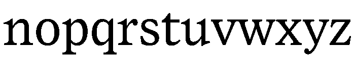 Lupinov0.2Serif Regular Font LOWERCASE