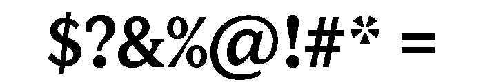 Lupinov02Serif Semibold Instance Font OTHER CHARS