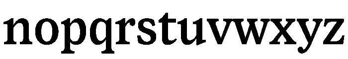 Lupinov0.2Serif Semibold Font LOWERCASE