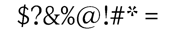 Lupinov02Serif Thin Instance Font OTHER CHARS