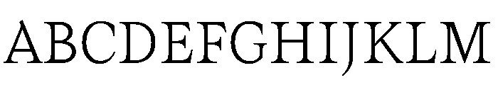 Lupinov02Serif Thin Instance Font UPPERCASE