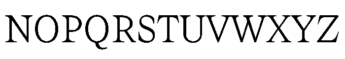 Lupinov02Serif Thin Instance Font UPPERCASE