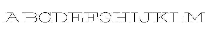 LuxusNot Font UPPERCASE