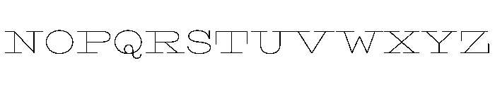 LuxusNot Font UPPERCASE