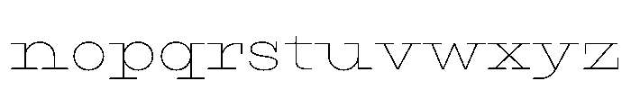 LuxusNot Font LOWERCASE