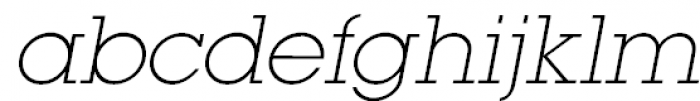 Luga Extra Light Oblique FONT