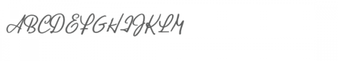 Lucyna Script Font UPPERCASE