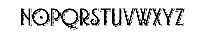 Lubaline Light Shadow Font LOWERCASE