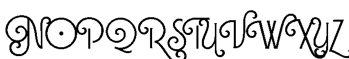Lubaline Light Font UPPERCASE