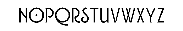 Lubaline Light Font LOWERCASE