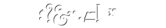 Lubaline Regular Shadow Solo Font OTHER CHARS
