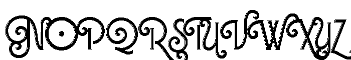Lubaline Regular Shine Font UPPERCASE