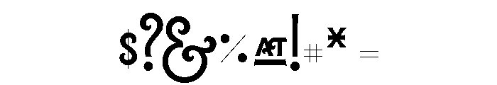 Lubaline Regular Font OTHER CHARS