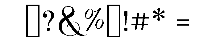 Lucy Rose Regular Font OTHER CHARS
