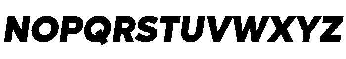 Lufga Black Italic Font UPPERCASE