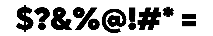 Lufga Black Font OTHER CHARS