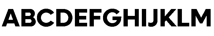 Lufga Bold Font UPPERCASE