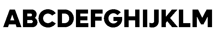 Lufga Extra Bold Font UPPERCASE