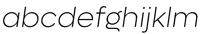 Lufga Extra Light Italic FONT