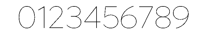 Lufga Hairline Font OTHER CHARS