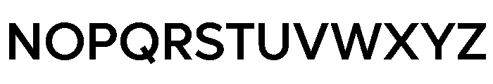 Lufga Medium Font UPPERCASE