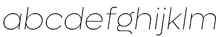 Lufga Thin Italic FONT