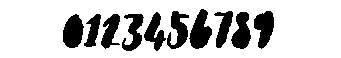 Lullabies Heavy Fill Font OTHER CHARS