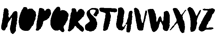 Lullabies Heavy Fill Font UPPERCASE