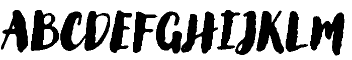 Lullabies Heavy Font UPPERCASE