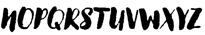Lullabies Heavy Font UPPERCASE